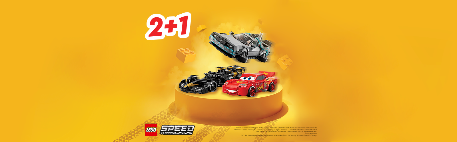 2+1 LEGO® SPEED CHAMPIONS AKCIÓ! Kettőt fizetsz hármat vihetsz!