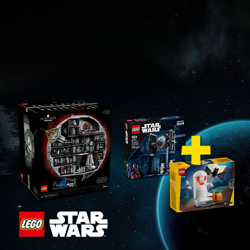 A LEGO® Star Wars™ Halálcsillag™ készlet vásárlása esetén ajándék (40771+40772) szett!
