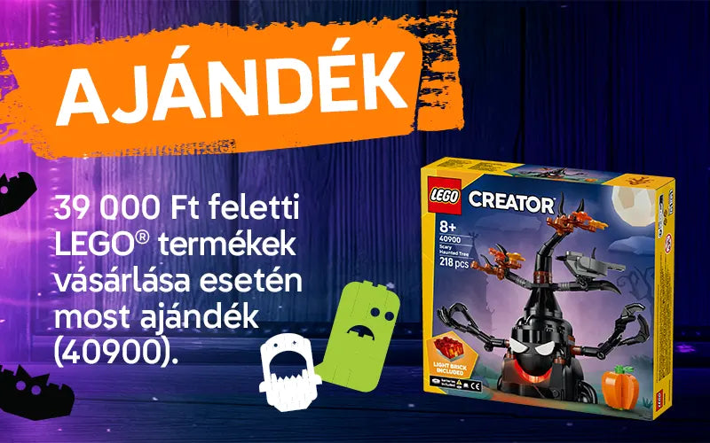 39 000 Ft feletti LEGO® termékek vásárlása esetén most ajándék Lego szett (40900)!
2026. szeptember 24. 00:01 és szeptember 30. 23:59 között, illetve a készlet erejéig.
A promóció más ajánlatokkal nem vonható össze, kivéve ha az adott promóció feltételei ettől eltérően rendelkeznek.