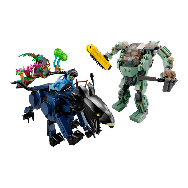 LEGO® Avatar - Neytiri és Thanator az AMP Suit-os Quaritch ellen (75571)