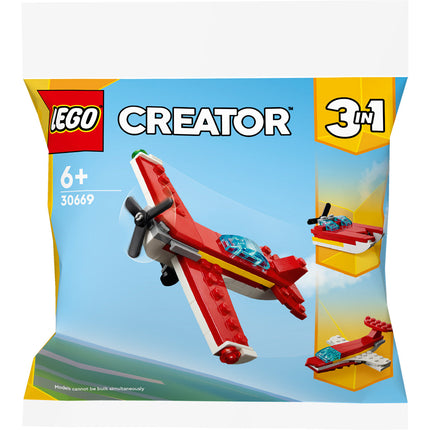 LEGO® Creator 3in1 - Ikonikus piros repülőgép (30669)