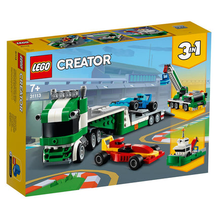 LEGO® Creator 3in1 - Versenyautó szállító (31113)