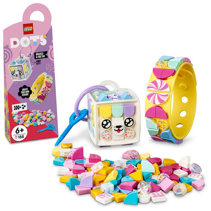 LEGO® DOTS - Candy Kitty karkötő és táskadísz (41944)