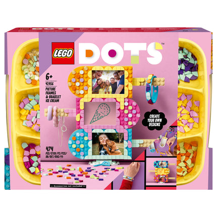 LEGO® DOTS - Fagylaltos képkeret és karkötő (41956)