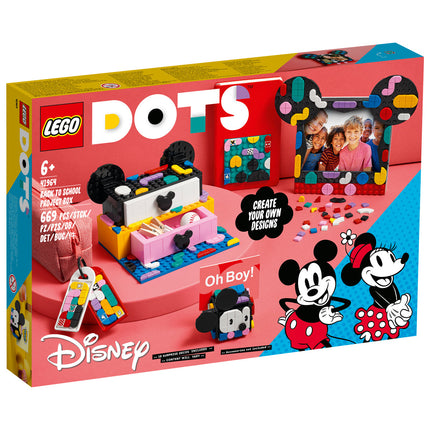 LEGO® DOTS - Mickey egér és Minnie egér tanévkezdő doboz (41964)