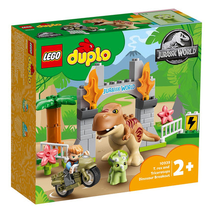 LEGO® DUPLO® - T-Rex és Triceratops dinoszaurusz szökés (10939)