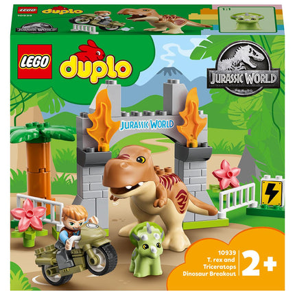 LEGO® DUPLO® - T-Rex és Triceratops dinoszaurusz szökés (10939)