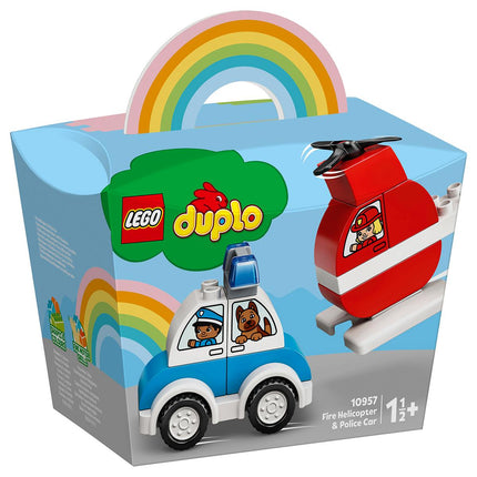 LEGO® DUPLO® - Tűzoltó helikopter és rendőrautó (10957)