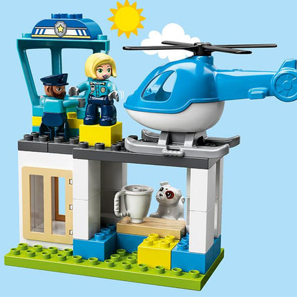 LEGO® DUPLO® - Rendőrkapitányság és helikopter (10959)