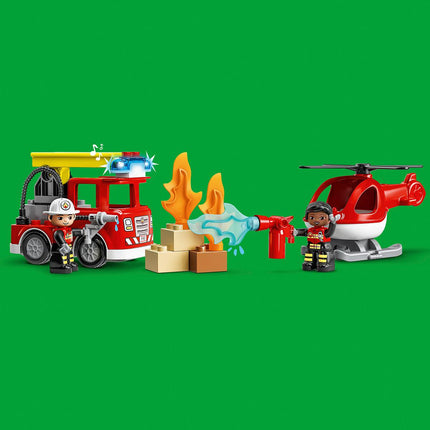 LEGO® DUPLO® - Tűzoltóállomás és helikopter (10970)