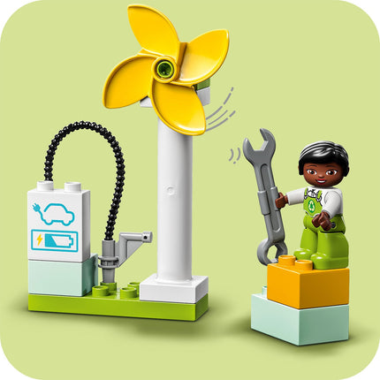 LEGO® DUPLO® - Szélturbina és elektromos autó (10985)