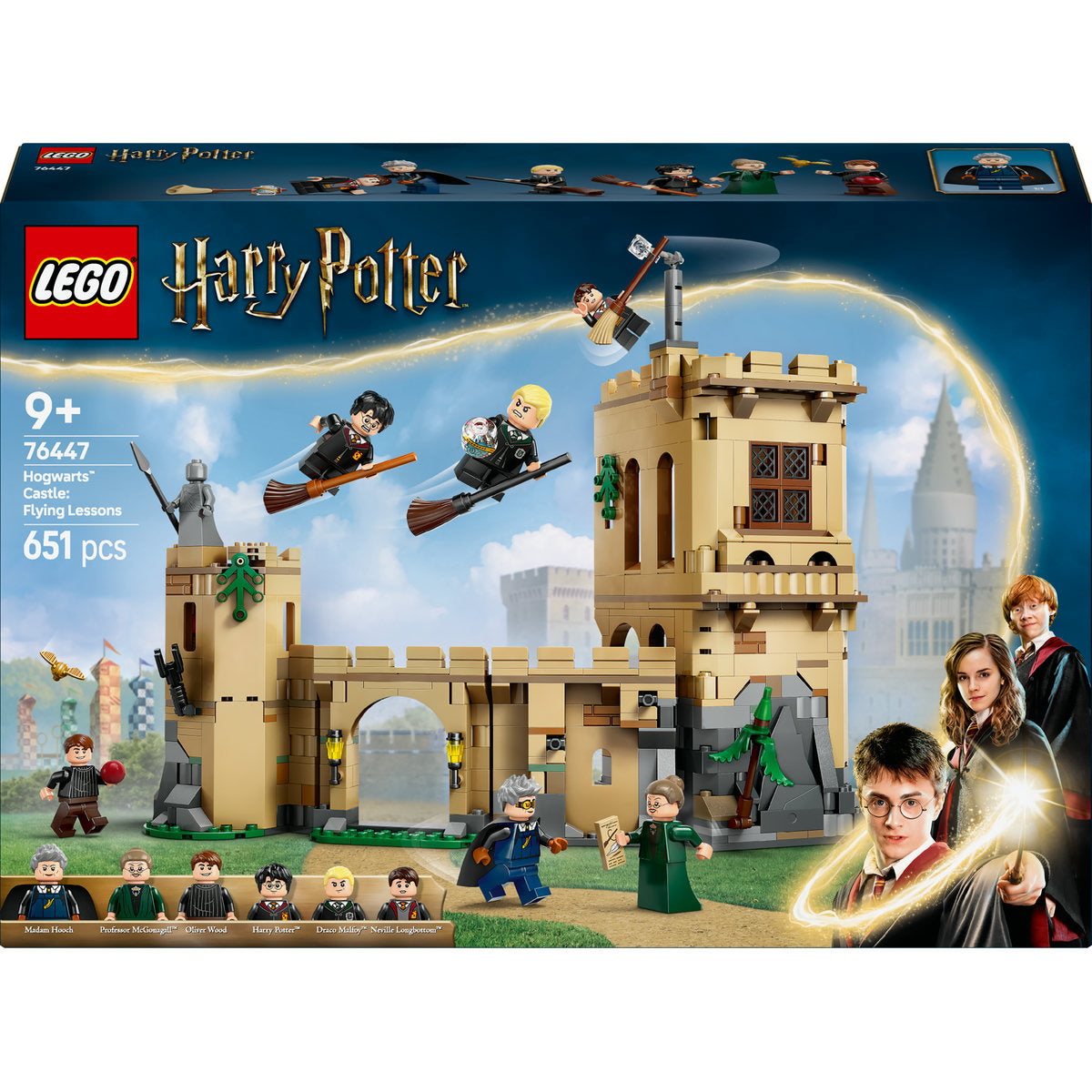 Lego Roxfort Roxfort™ kastély: Repülésórák – LEGO® Store Magyarország