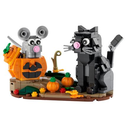 LEGO® Iconic - Halloweeni macska és egér (40570)