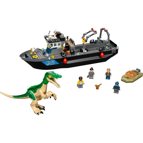 LEGO® Jurassic World - Baryonyx dinoszaurusz szökés csónakon (76942)