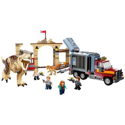 LEGO® Jurassic World - T-Rex és Atrociraptor dinoszaurusz szökése (76948)