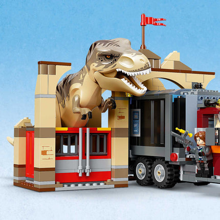 LEGO® Jurassic World - T-Rex és Atrociraptor dinoszaurusz szökése (76948)