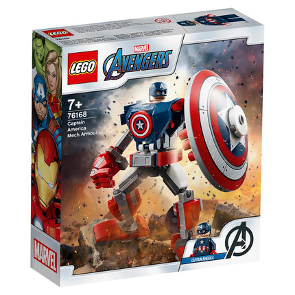 LEGO® Marvel - Amerika Kapitány páncélozott robotja (76168)