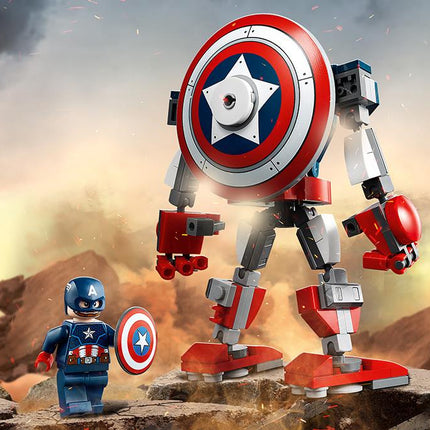 LEGO® Marvel - Amerika Kapitány páncélozott robotja (76168)