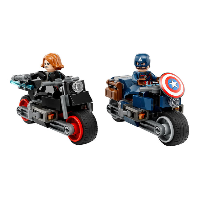 LEGO® Marvel - Fekete Özvegy és Amerika Kapitány motorkerékpárok (76260)