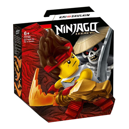 LEGO® NINJAGO® - Hősi harci készlet - Kai vs Skulkin (71730)