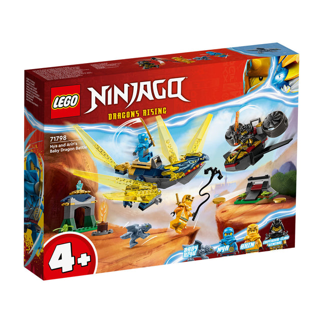LEGO® NINJAGO® - Nya és Arin csatája a kis sárkány ellen (71798)